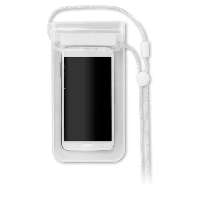 MO8782-26Colourpouch Wasserfeste Smartphone Huelle_ Transparent Weiss