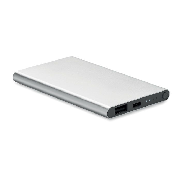 MO6825-16Powerflat C Powerbank 4000 mAh_ Mattsilber MO6825-16Powerflat C Powerbank 4000 mAh_ Mattsilber