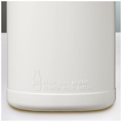 PF210461-9Baseline 500 ml recycelte Sportflasche mit Klappdeckel _ weiss_gruen