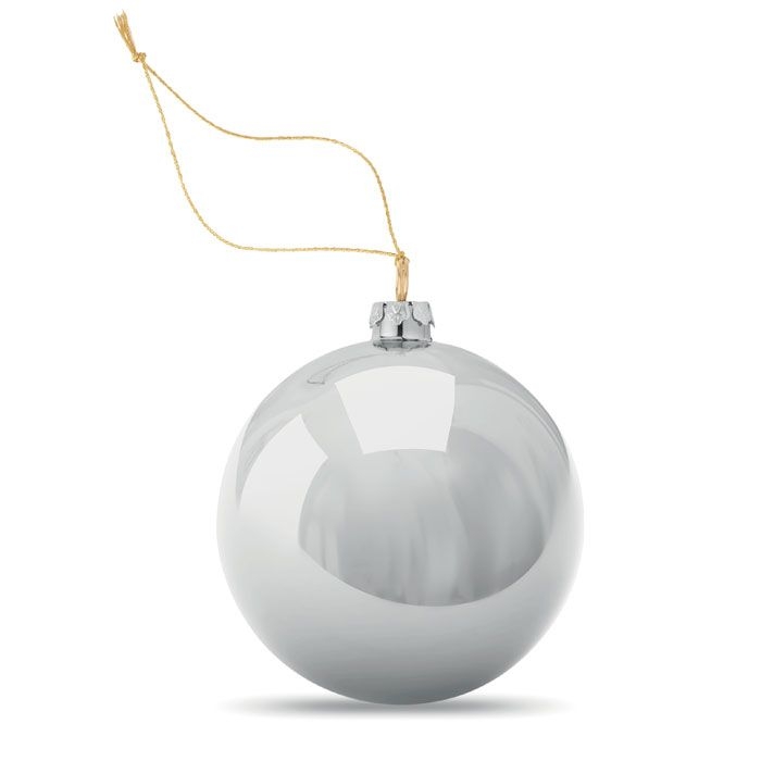 CX1466-14Happy Ball Weihnachtskugel Sublimation_ silber