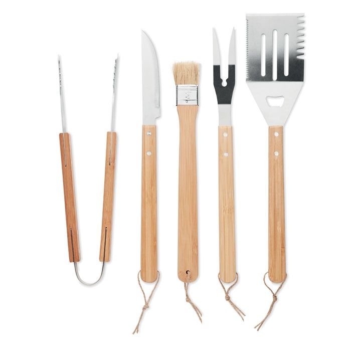 MO6537-03Allier 5teiliges BBQ-Werkzeug_ Schwarz