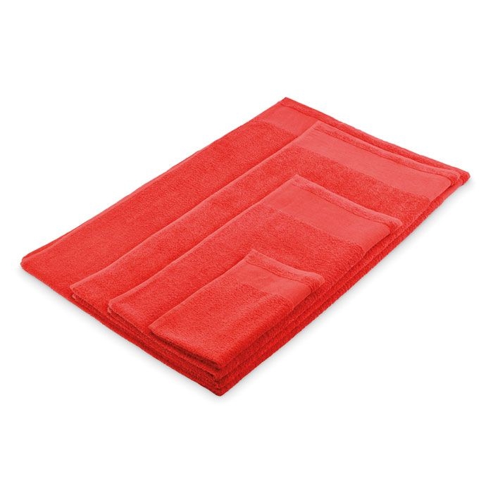 MO2765-05Island 50 Handtuch Baumwolle 50X100cm_ rot