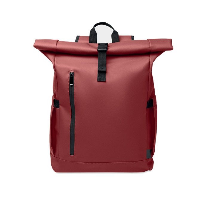MO2643-02Bangkok Roll Rolltop-Rucksack 600D RPET_ bordeaux