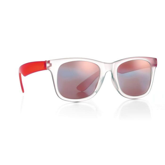 MO8652-05America Touch Verspiegelte Sonnenbrille_ Rot