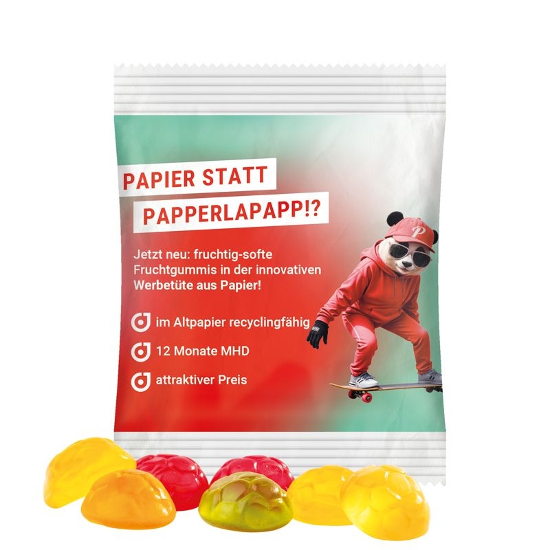 JG18061-5Minituete 10 g Trolli Fruchtgummi Standardformen_ Fussball_ weiss