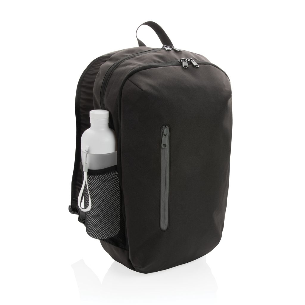 XDP760.17-1Impact AWARE™ 300D RPET Casual Rucksack_ schwarz
