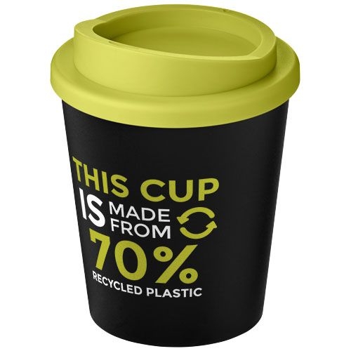 PF210454-5Americano® Espresso Eco 250 ml recycelter Isolierbecher _ schwarz_limone
