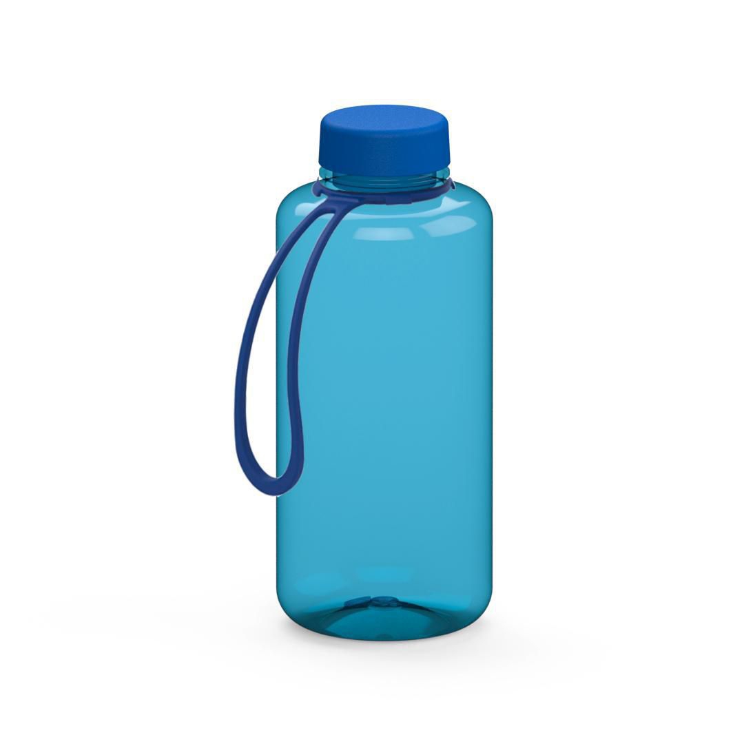 Trinkflasche "Refresh" Colour inkl. Strap, 1,0 l, transluzent-blau, blau
