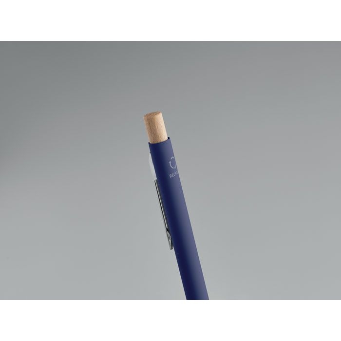 MO2309-04Bergamo Druckkugelschreiber recycelt_ blau