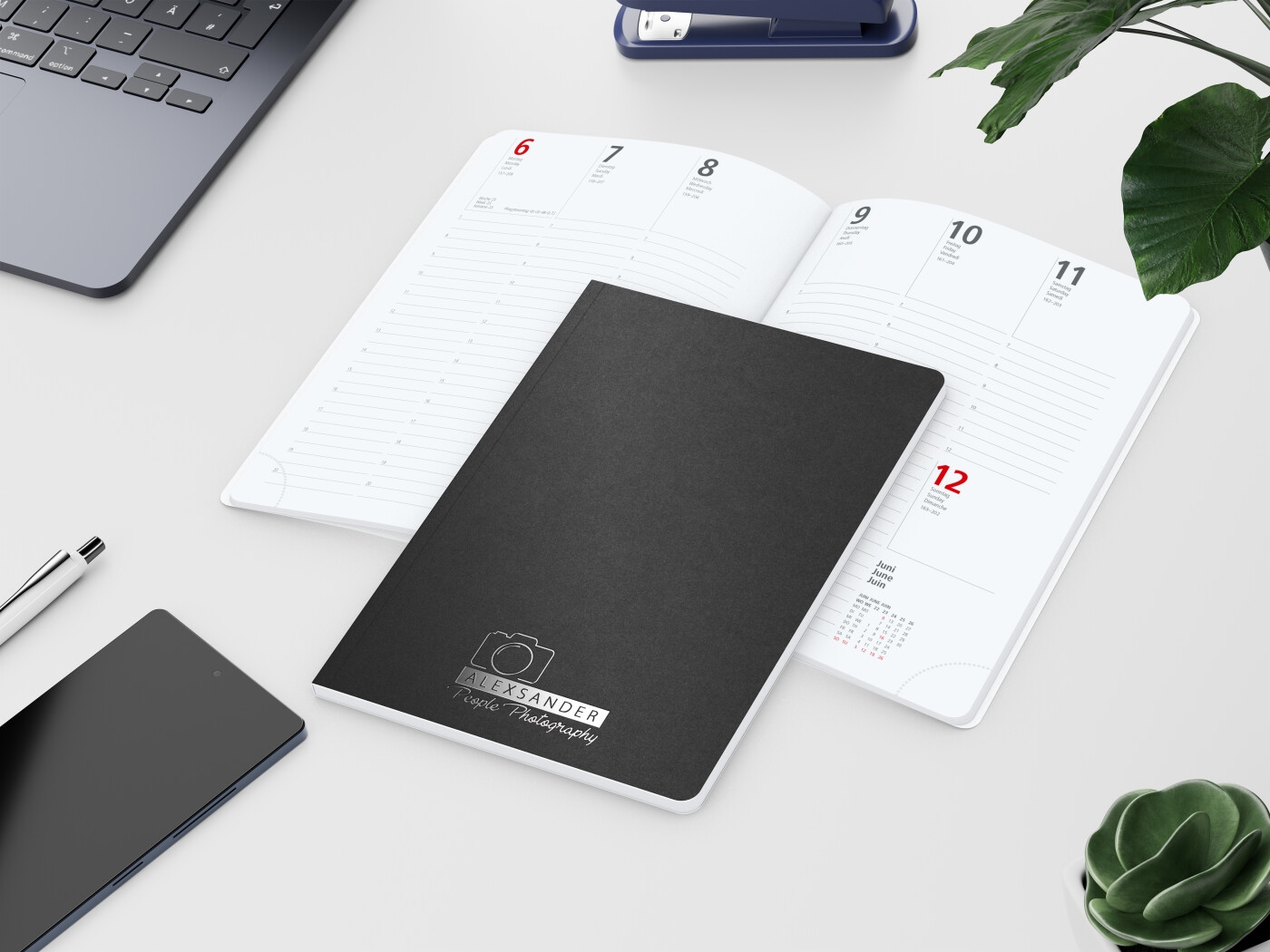 GE0057-SCSWochenkalender Prestige-Flexx_ Silberpraegung