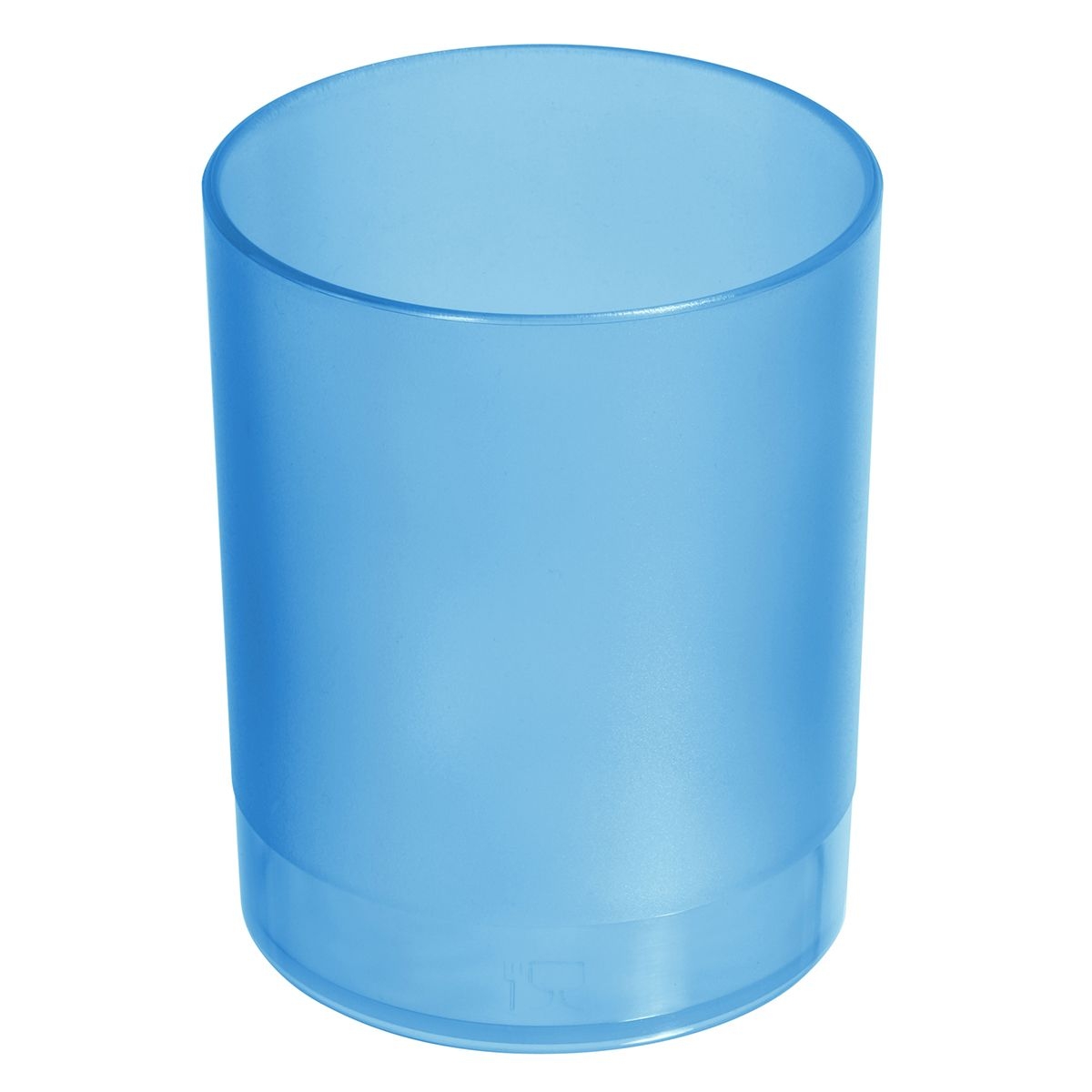 HE7045Z-F3Zahnputzbecher_ gefrostet blau HE7045Z-F3Zahnputzbecher_ gefrostet blau