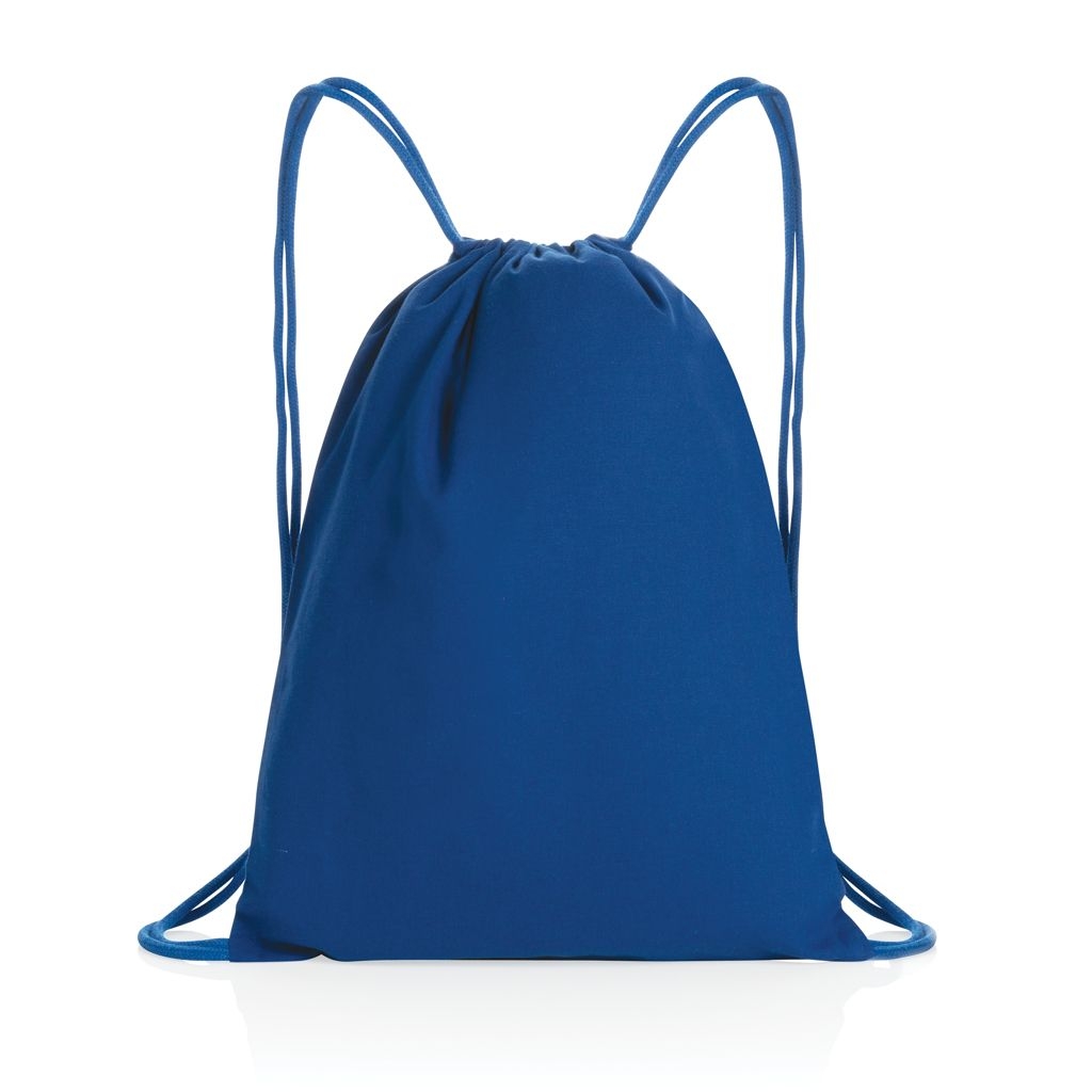XDP762.63-5Impact AWARE™ recycelter Baumwoll-Sportbeutel 145gr_ blau