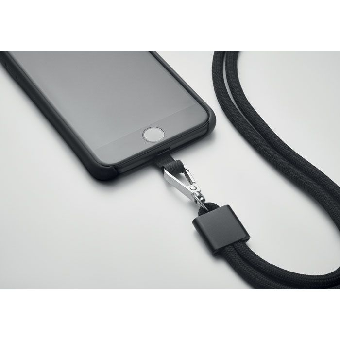 MO6925-03Nonette RPET-Lanyard_ schwarz