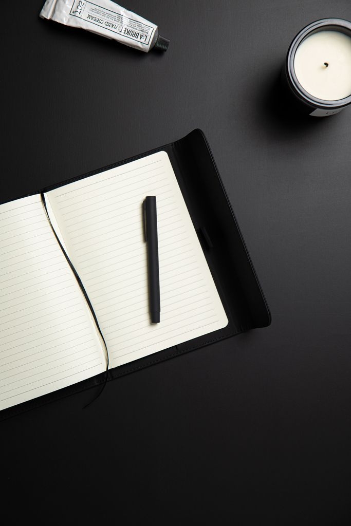 XDV16900-01VINGA Baltimore Stift aus RCS recyceltem Stainless-Steel_ schwarz