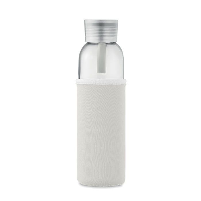 MO2089-13Ebor Flasche recyceltes Glas 500 ml_ beige