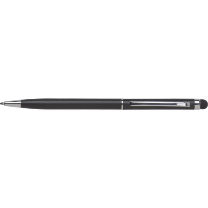 GI3832-01Kugelschreiber aus Aluminium Irina_ Schwarz