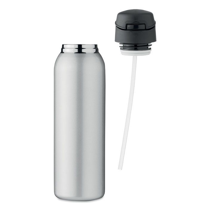 MO6799-16Louc Doppelwandige Flasche 580 ml_ Mattsilber