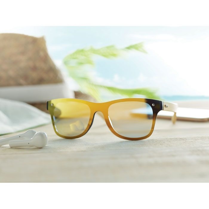 MO9863-08Aloha Sonnenbrille mit Bambus_ Gelb