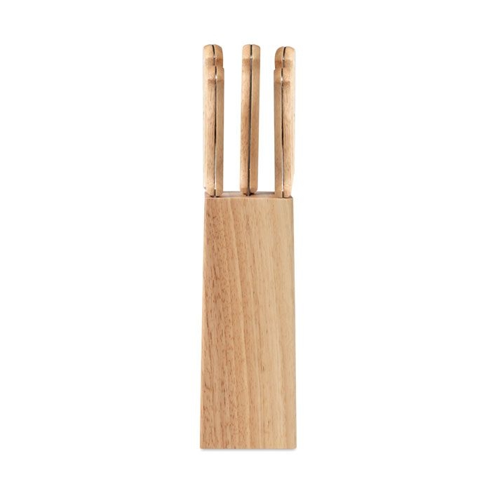 MO6308-40Gourmet Messerblock 5-teilig_ Holz