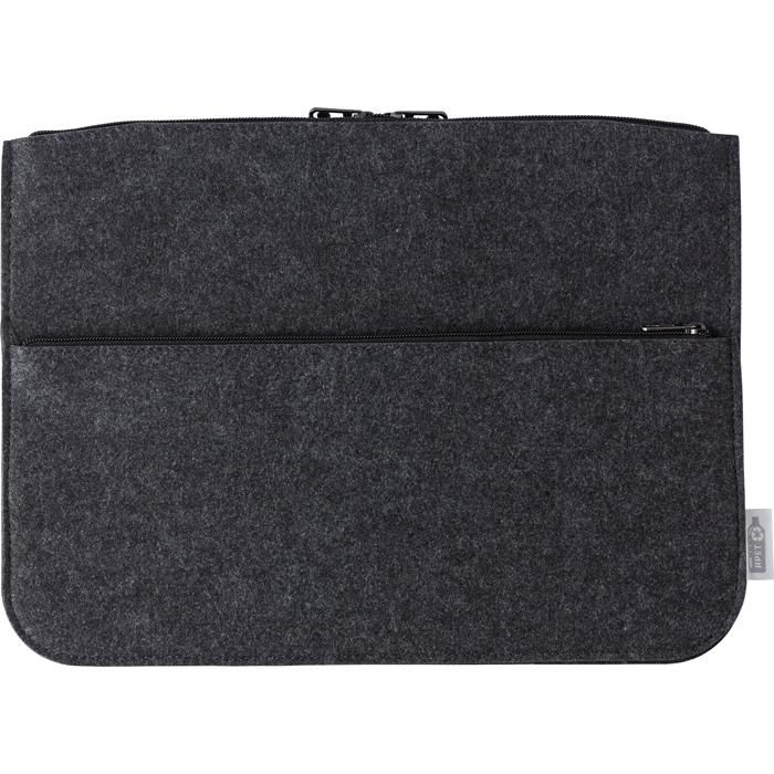 GI970956-491rPET Laptop-Tasche Emilia aus Filz_ dunkelgrau