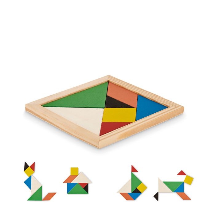 Tangram Tangram-Puzzle Holz, Holz