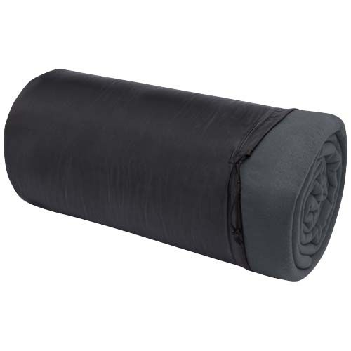 PF113331-4Huggy Fleecedecke mit Huelle 220 × 250 cm_ grau