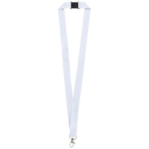 PF102193-3Lago Lanyard mit Sicherheitsverschluss_ weiss