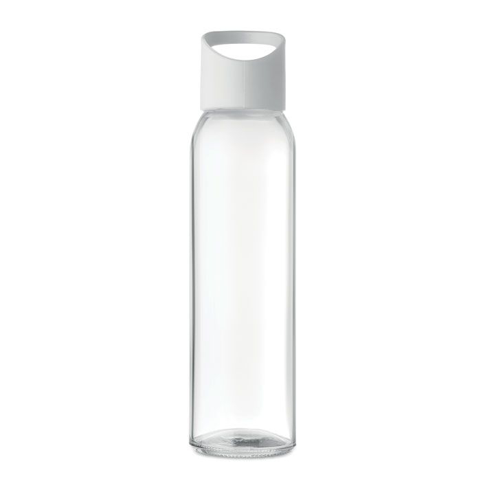 MO9746-06Praga Trinkflasche Glas 470 ml_ Weiss