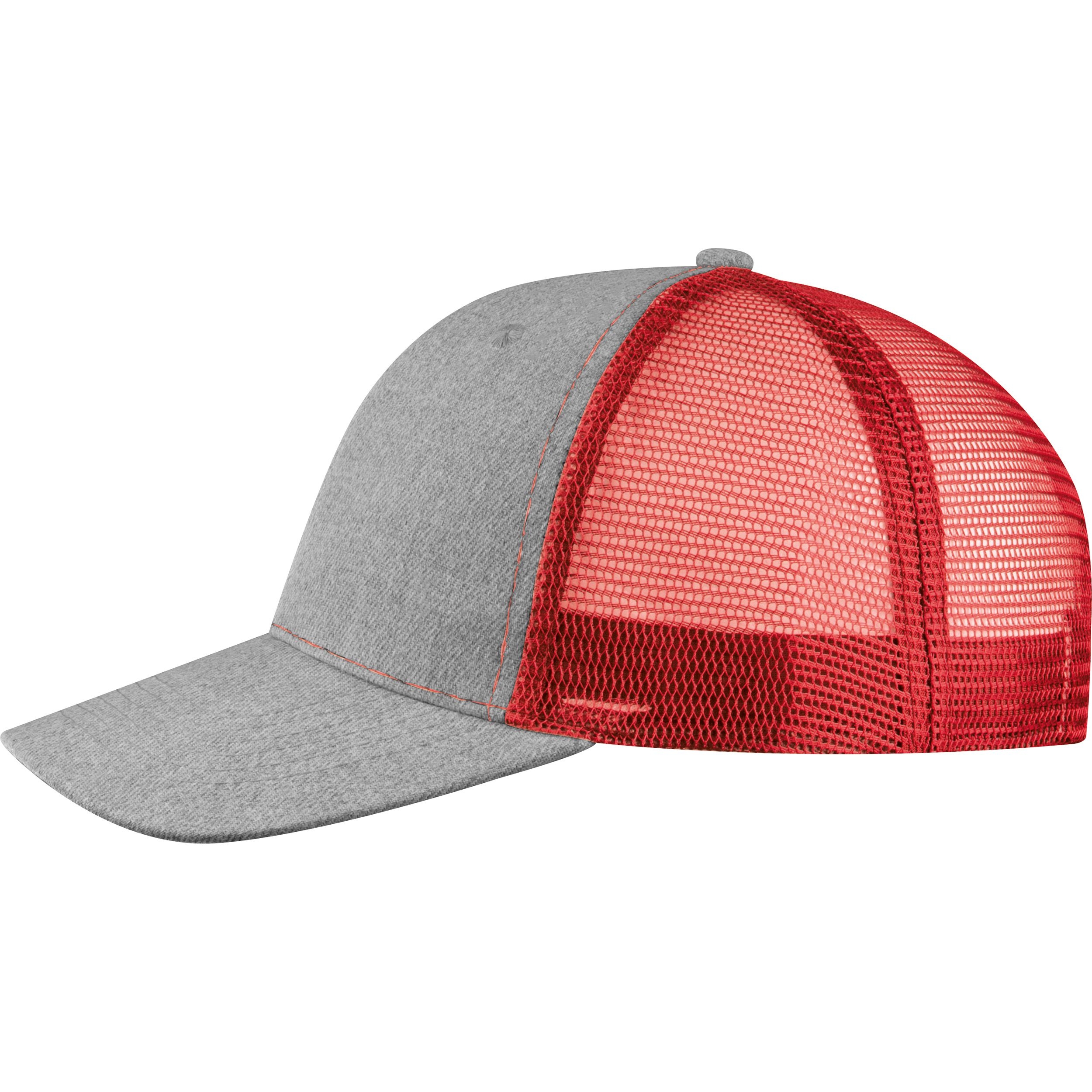 MA51475-05Baseballcap mit Netz_ rot