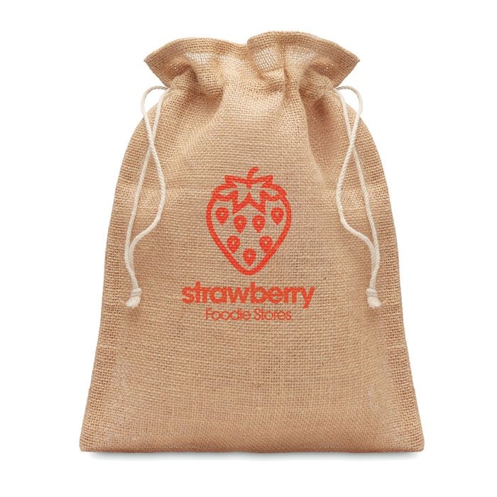 MO9928-13Jute Small Kleine Jute Tasche 14x22 cm_ Beige