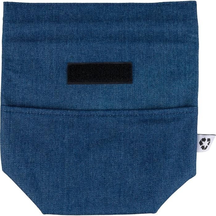 GI1349542-05Recycelte Denim-Kuehltasche mit Rollverschluss Mira_ blau