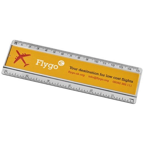 PF210538-1Ellison 15 cm Kunststofflineal mit Papiereinlage_ transparent klar PF210538-1Ellison 15 cm Kunststofflineal mit Papiereinlage_ transparent klar