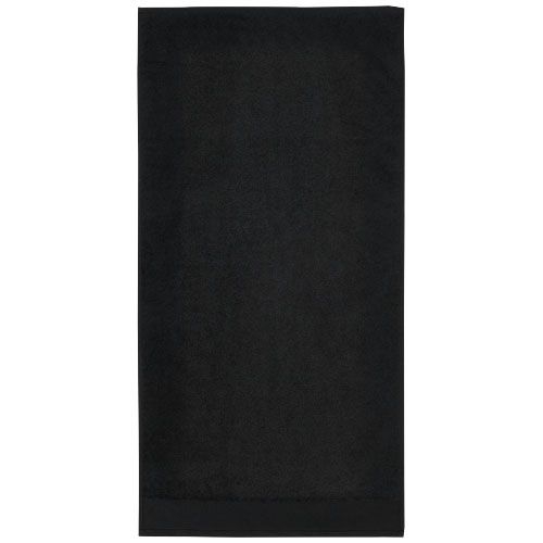 Nora 550 g/m² Baumwollhandtuch 50 x 100 cm, schwarz