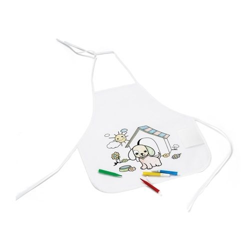 ST99834-106NILO Kinderschuerze_ weiss