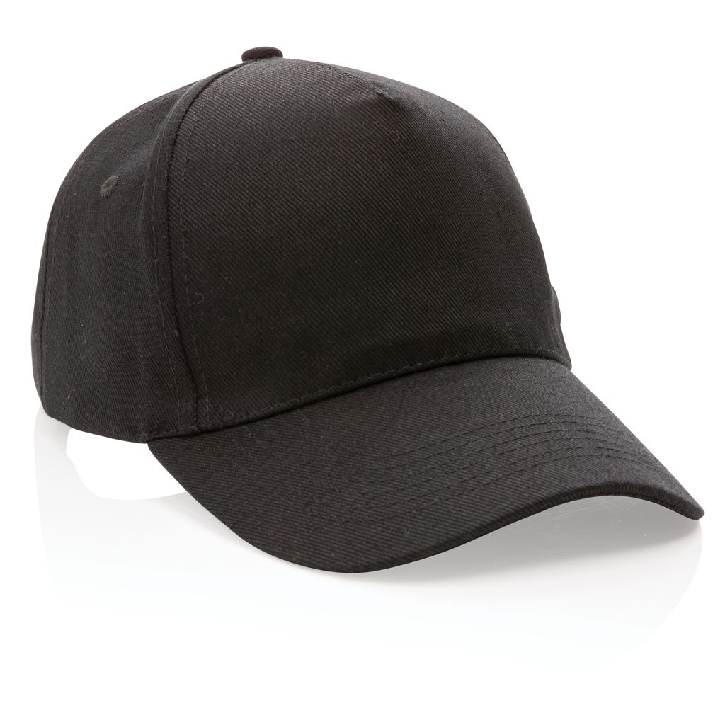 XDP453.31-1Impact 5 Panel Kappe aus 280gr rCotton mit AWARE™ Tracer_ schwarz