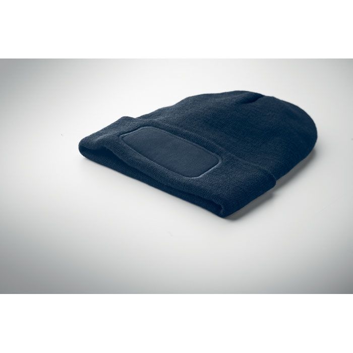 MO2359-85Capnit Beanie RPET-Polyester_ marineblau