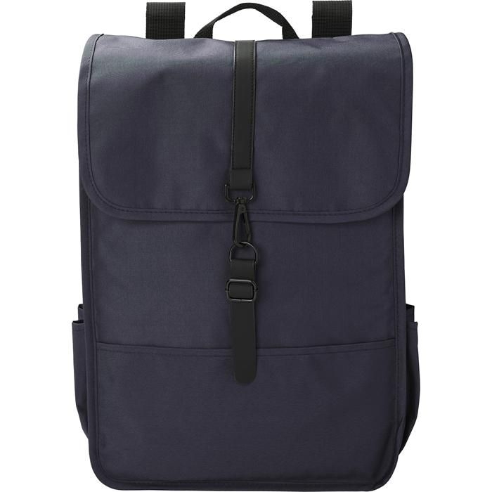 GI1015154-05rPET Polyester _300D_ Rucksack mit Lasche Lyric_ blau
