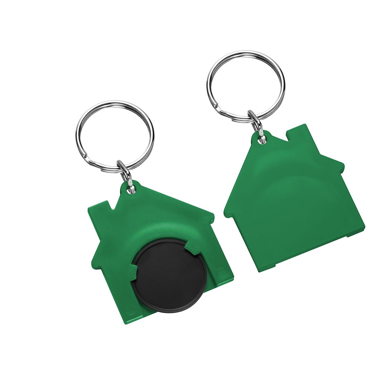 HE7516R-6-2Chiphalter mit 1€-Chip _Haus_ schwarz_ gruen HE7516R-6-2Chiphalter mit 1€-Chip _Haus_ schwarz_ gruen