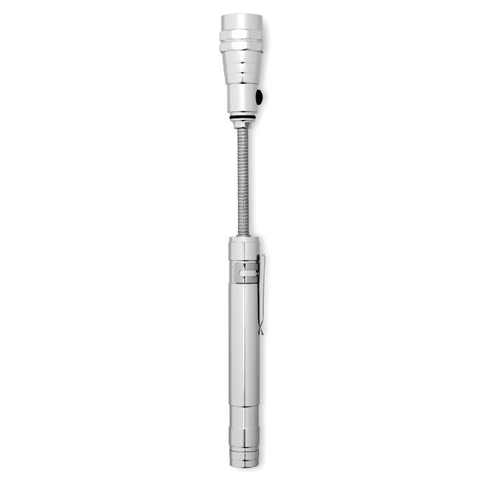 MO8621-14Strech-Torch Teleskop Taschenlampe_ silber