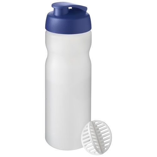 PF210703-7Baseline Plus 650 ml Shakerflasche_ blau_klar mattiert