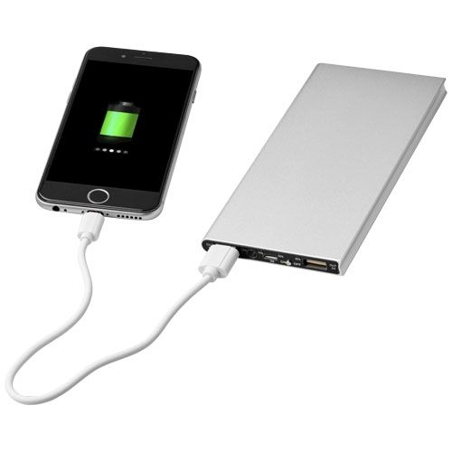 PF124112-2Plate 8000 mAh Aluminium-Powerbank_ silber