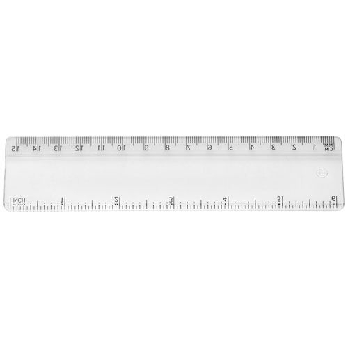 PF210536-1Renzo 15 cm Kunststofflineal_ transparent klar