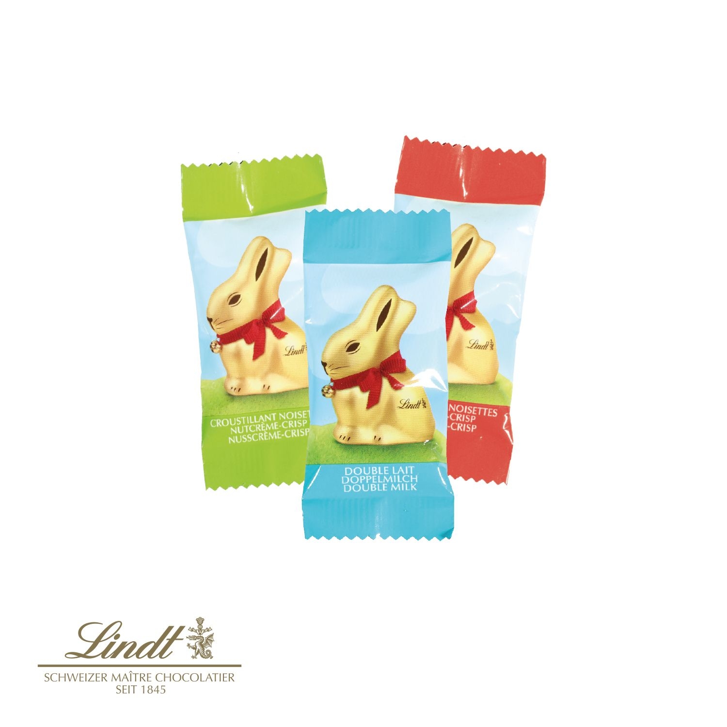 CD94706-01Lindt 2D-Goldhaeschen im Werbebriefchen_ 2D-Goldhaeschen_ gemischt