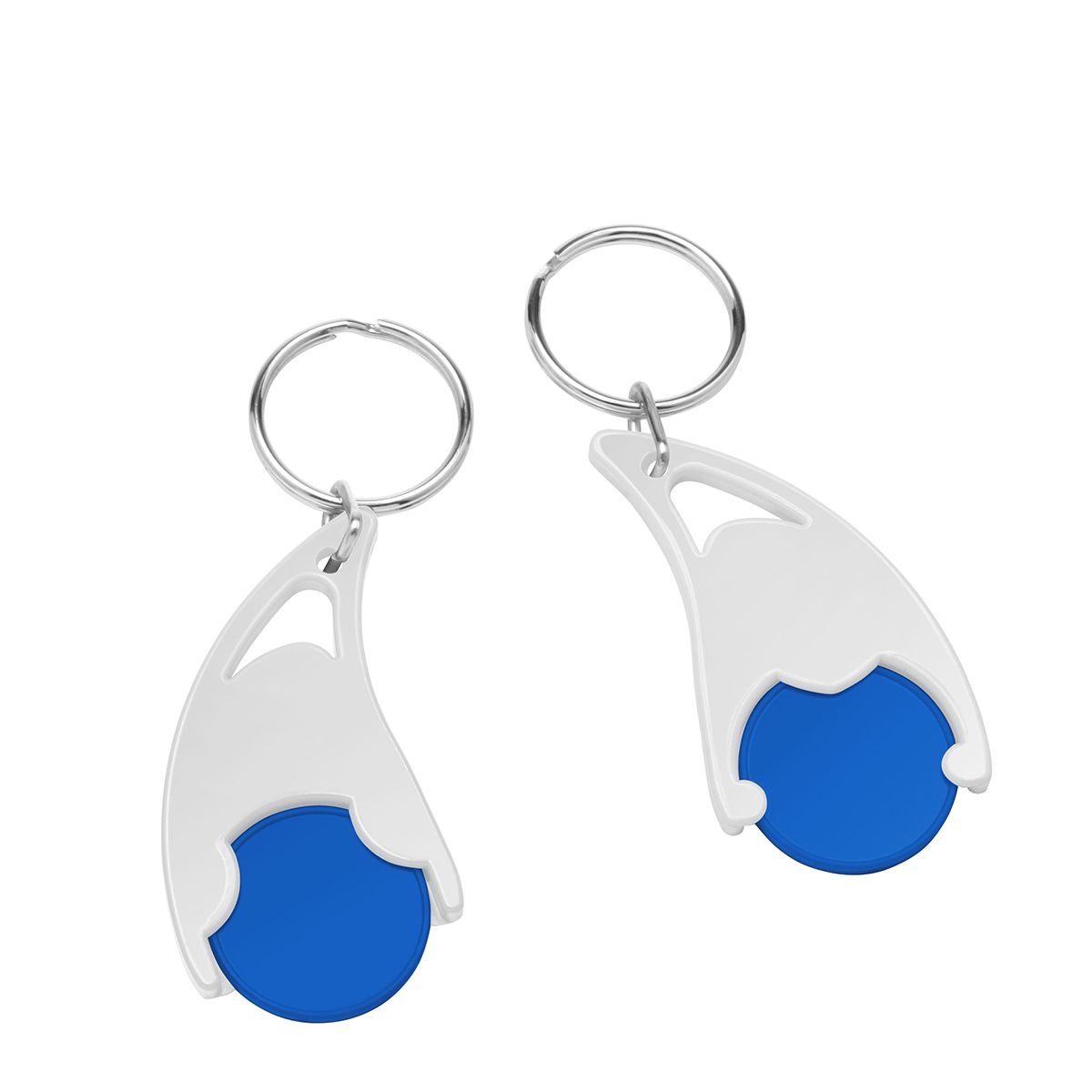 HE7491R-3-0Chiphalter mit  1€-Chip _Epsilon_ blau_ weiss