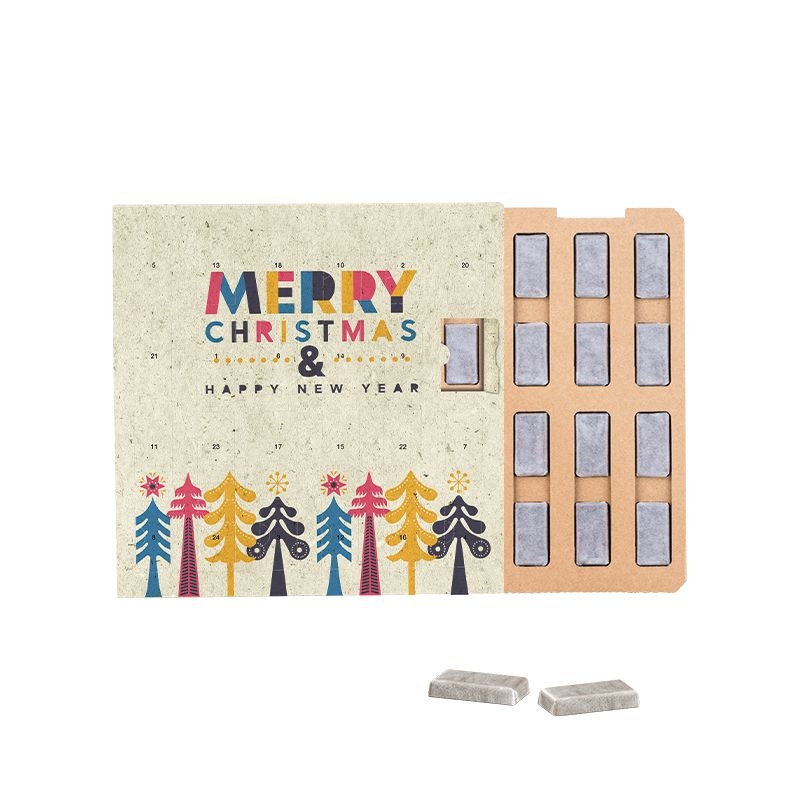 JG20109Taefelchen Adventskalender ECO Schokotaefelchen_ Graspapier