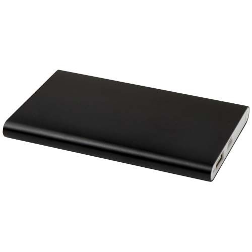 PF124380-5Pep 4000 mAh Type-C Powerbank aus recyceltem Aluminium _ schwarz