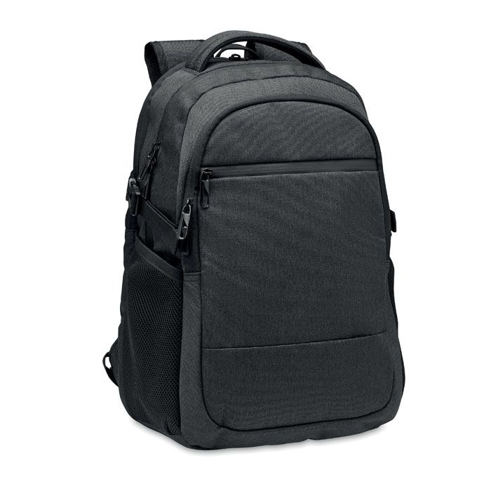 MO2047-03Hana Laptop-Rucksack 600D RPET_ schwarz