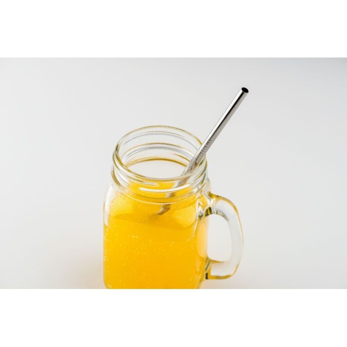 MO9602-16Cold Straw Edelstahl Trinkhalme-Set_ Mattsilber