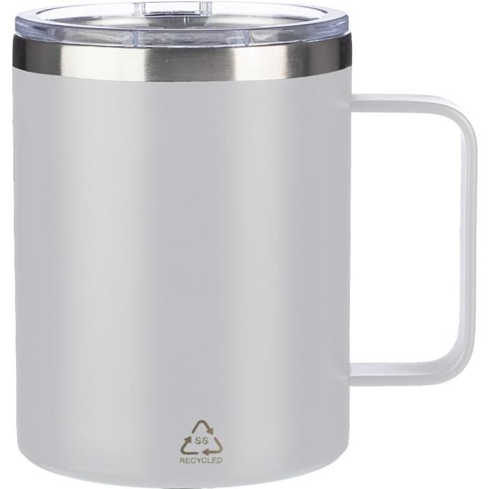 GI1097560-02Doppelwandiger Becher aus Edelstahl _300 ml_ Renate_ weiss