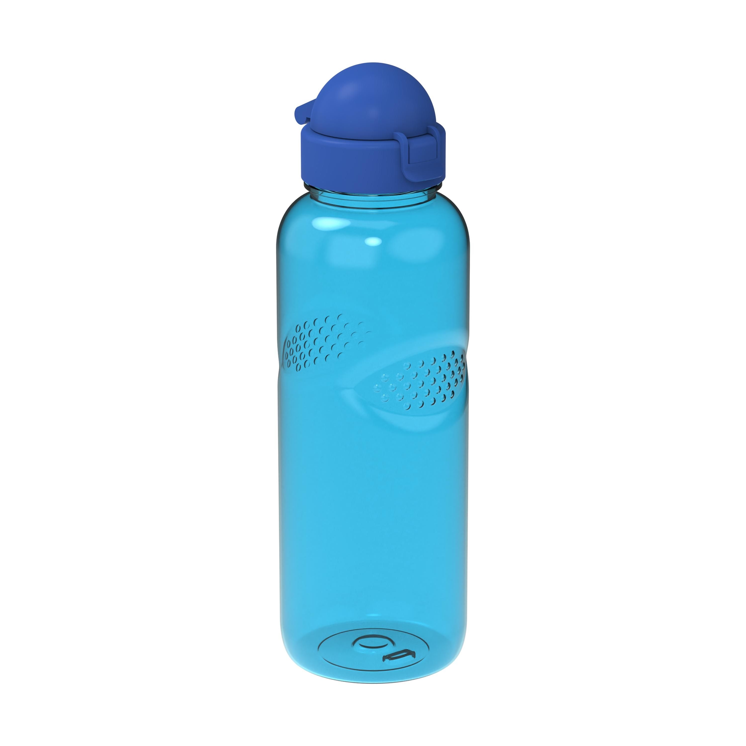 EL02160-3Trinkflasche Carve _Junior_ 700 ml_ transparent_ blau